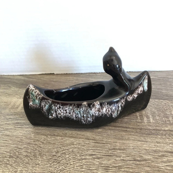 Vtg Drip Glaze Pottery - Picture 1 of 9